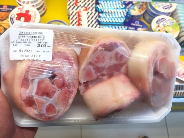 Thịt heo nhập khẩu giá rẻ bày bán đầy các cửa hàng-2