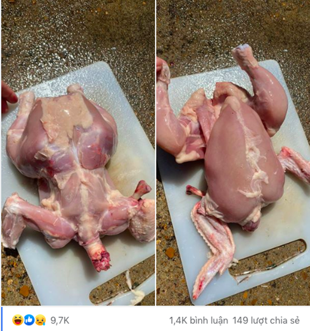 Khoe con gà được rửa sạch đến trụi bộ da nhưng bộ công thức trọn 4 bước làm gà được cô gái chia sẻ mới là thứ sẽ khiến bao bà mẹ chồng phải khóc thét-2