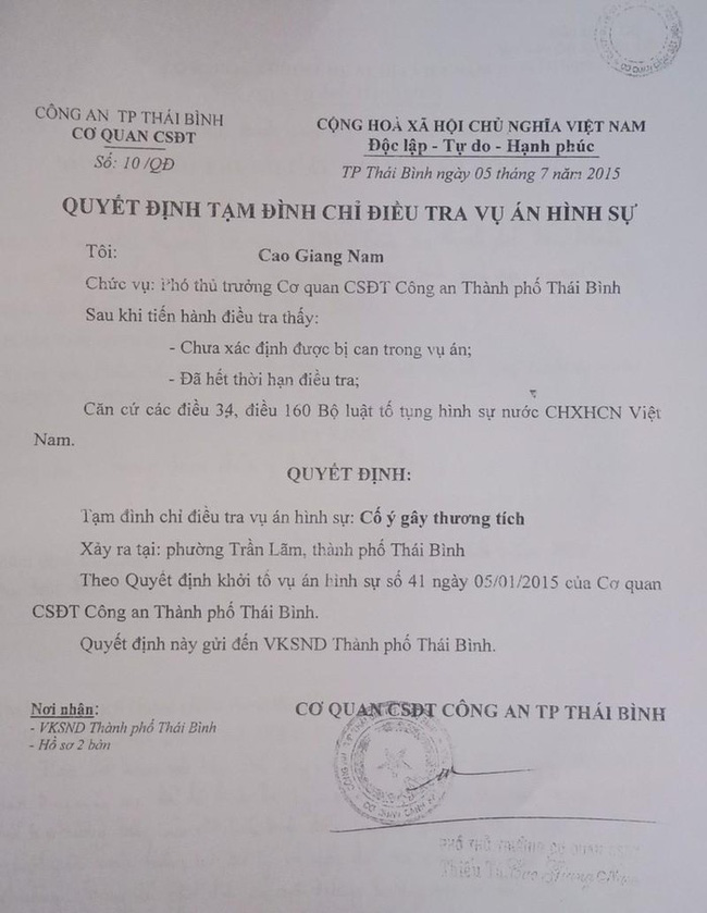 Cặp vợ chồng đại gia ở Thái Bình bị bắt: Luật sư ý kiến hồi phục vụ đánh 2 mẹ con gây thương tích 15%-3