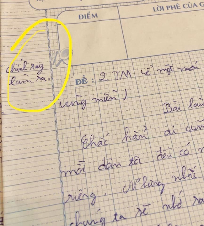 Cô dặn làm văn không được chép lại bài tham khảo, học sinh liền nhắn nhẹ với cô một câu, ai ngờ gây bão mạng xã hội-1