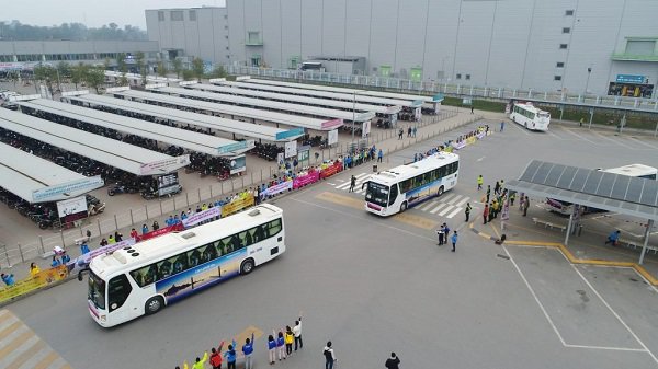 Lộ trình di chuyển của công nhân Samsung nhiễm COVID-19: 14 lượt đi xe buýt khi đã ho, sốt-1