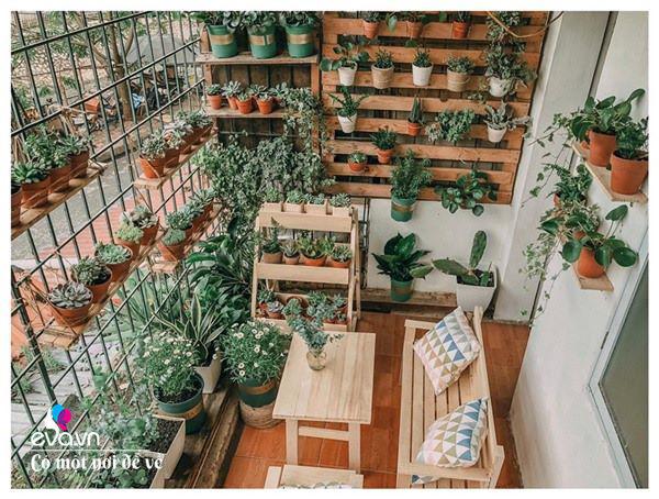 Mẹ Hà Nội cải tạo chuồng cọp” 6m2 thành ban công ngập sắc, chỉ mất 10 triệu-5