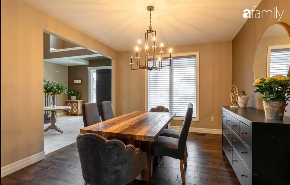 Mẹ Việt ở Canada khoe ngôi nhà đẹp như trong phim, thích nhất là căn bếp vừa đứng nấu cơm vừa ngắm trời mây cây cối-12