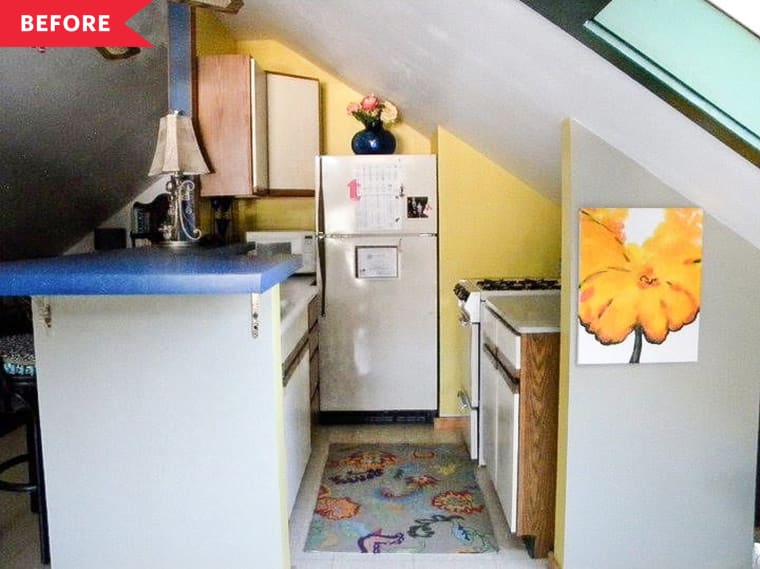 Căn phòng áp mái rộng 74.3m² lộn xộn và tẻ nhạt đẹp bất ngờ sau khi tu sửa-1