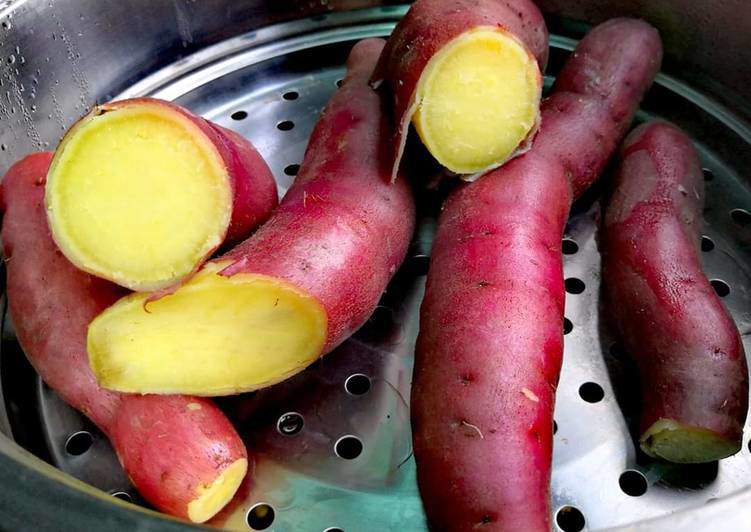 Hấp khoai lang dùng nước nóng hay lạnh, đầu bếp mách cách làm đúng giúp khoai ngọt mềm-1