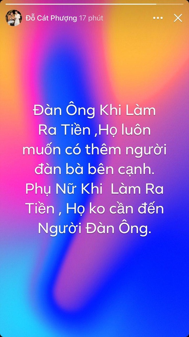 Cát Phượng bỗng than thở đàn ông luôn muốn có thêm đàn bà, dân tình hoang mang: Lại có biến với Kiều Minh Tuấn chăng?-1