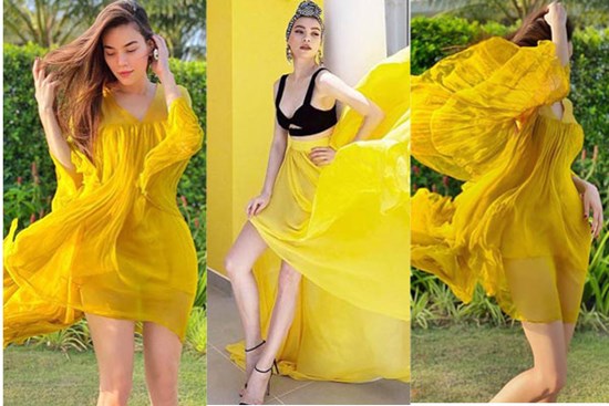 Diện đầm bồng bềnh tưởng nuốt dáng, Hà Hồ vẫn cao tay khoe đường cong uốn lượn