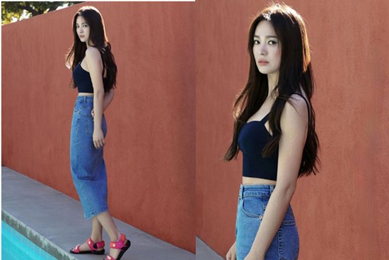Song Hye Kyo trẻ hơn xưa bao nhiêu là nhờ loạt công thức diện đồ sau, choáng nhất là chuyện cô chẳng ngán mặc crop top khoe eo