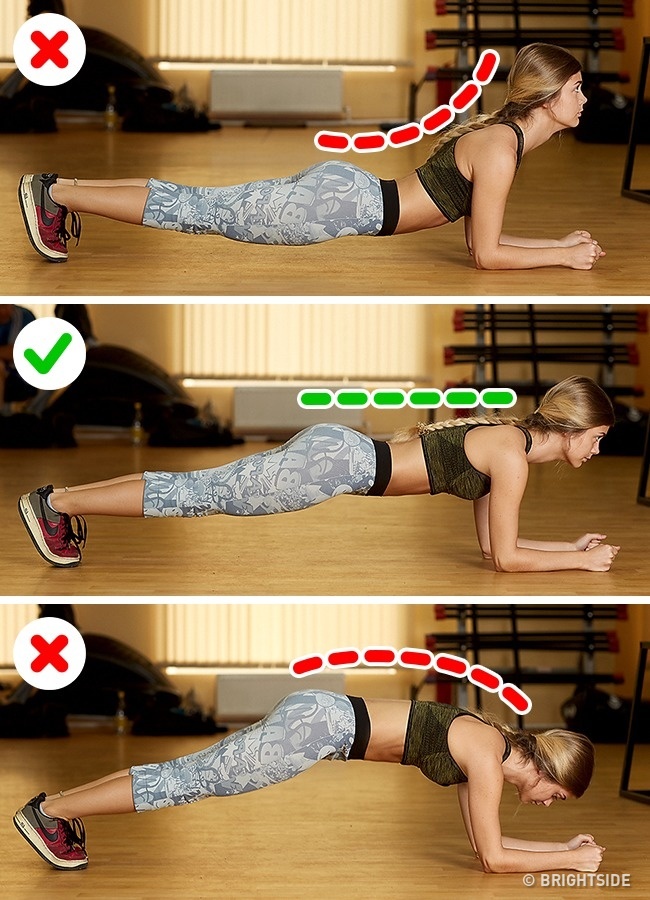 Phạm Băng Băng tập Plank nhưng lại mắc lỗi sai cơ bản mà đa số chị em gặp phải, bảo sao tập xong tay đau và lưng nhức mỏi-5