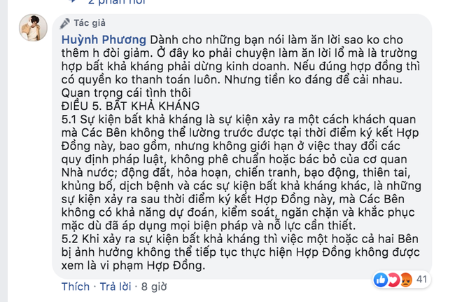 Huỳnh Phương bị ném đá gay gắt vì trách chủ nhà không giảm tiền thuê mùa dịch, còn đăng đàn đáp trả nhưng có hợp lý?-2