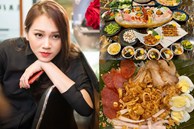 Siêu mẫu Ngọc Thạch giờ thành mẹ đảm, nấu ăn mùa dịch bị trêu 'Lượm hình trên mạng'