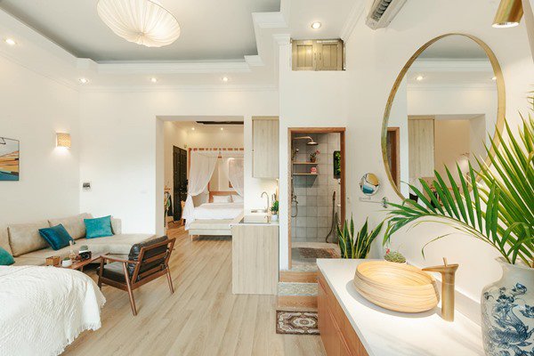 Thuê lại 45m² trong biệt thự Pháp cổ, 9X làm nên điều bất ngờ sau 3 tuần-9