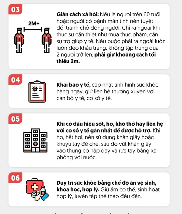 Dịch Covid-19 có dấu hiệu lây nhiễm trong cộng đồng: Bộ Y tế khuyến cáo 6 việc NÊN - 5 việc KHÔNG NÊN thực hiện để duy trì và bảo vệ sức khỏe-2