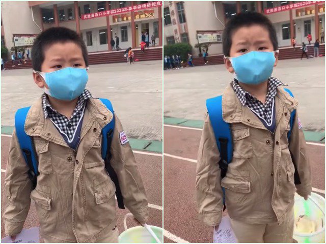 Nghỉ ở nhà quá lâu, bé trai lớp 1 khóc nức nở, không nhớ lớp học ở đâu-1