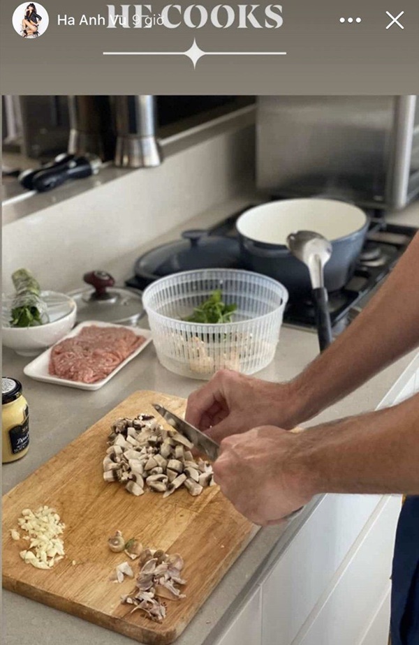 Siêu mẫu Hà Anh nấu ngon làm chồng ăn túi bụi, ông xã Tây ra tay cũng không vừa-4