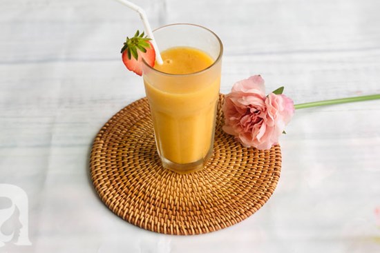 Da tôi sáng mịn hẳn lên chỉ nhờ mỗi ngày uống 1 ly sinh tố trái cây này