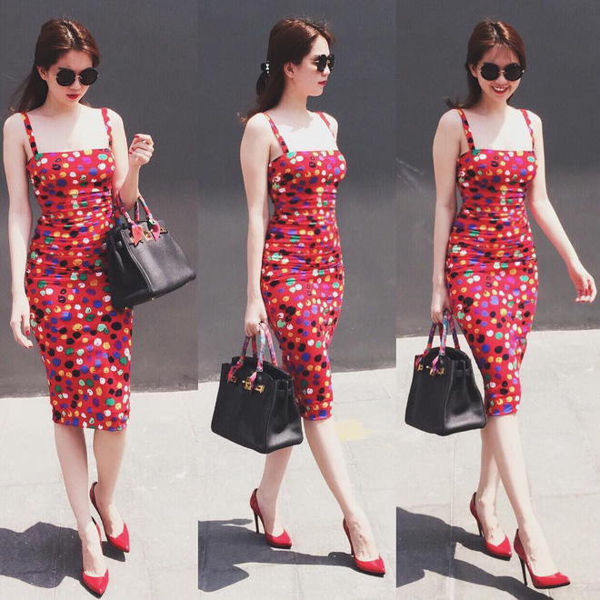 Trước khi lên đời phong cách, Ngọc Trinh đã có thời diện đồ hiệu đầy sai trái, xách túi au mà vẫn thắm nhường này đây-6