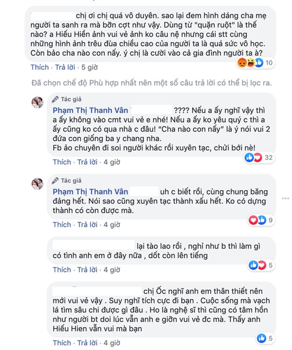 Ốc Thanh Vân bị chê kém duyên vì so sánh Hiếu Hiền với chồng, netizen tranh cãi nảy lửa chuyện nói đùa trên MXH-2