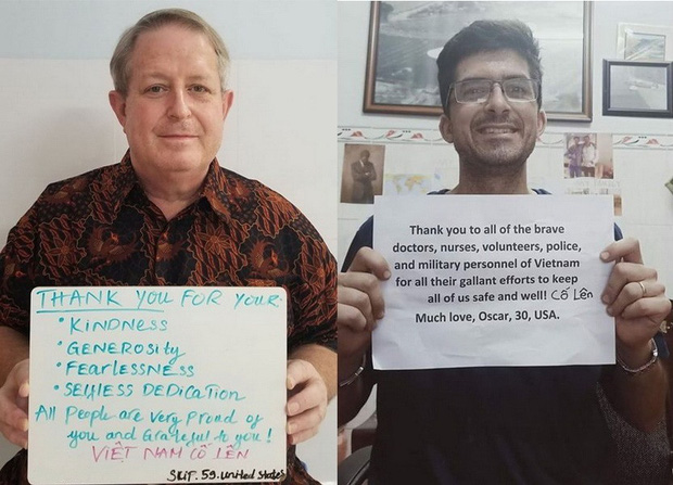 Người nước ngoài ở Việt Nam đồng loạt gửi thông điệp ý nghĩa giữa đại dịch Covid-19: Cảm ơn đã giúp cho chúng tôi được an toàn-8