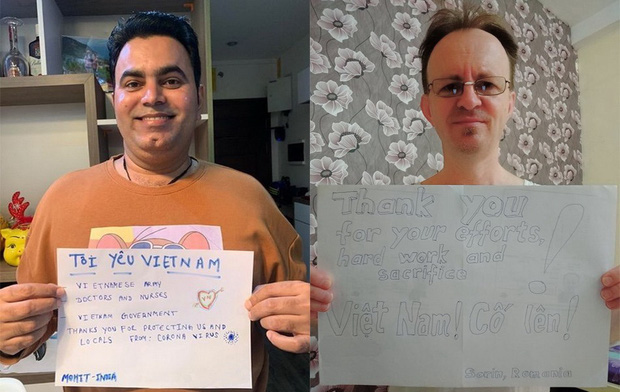 Người nước ngoài ở Việt Nam đồng loạt gửi thông điệp ý nghĩa giữa đại dịch Covid-19: Cảm ơn đã giúp cho chúng tôi được an toàn-10