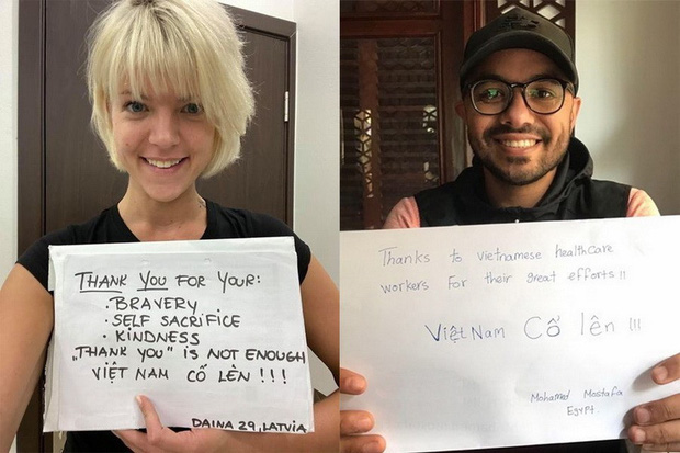 Người nước ngoài ở Việt Nam đồng loạt gửi thông điệp ý nghĩa giữa đại dịch Covid-19: Cảm ơn đã giúp cho chúng tôi được an toàn-11