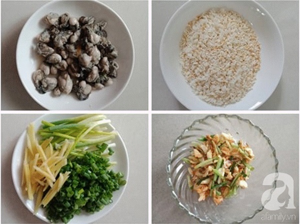 Buổi sáng mẹ&nbsp;nấu cháo hàu ngọt thơm không chút mùi tanh cả nhà khen tấm tắc-1