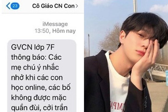 Dòng tin nhắn của GVCN khiến dân tình cười ngất: