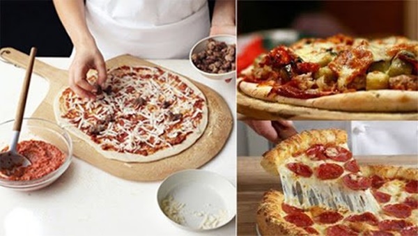 Cách làm bánh pizza tại nhà đơn giản thơm ngon ngây ngất-7