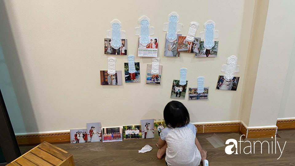 Để 2 con gái sàn sàn tuổi nhau tự chơi vài phút, mẹ méo mặt khi thấy kiệt tác trên tường, đến ảnh cưới cũng không tha-1