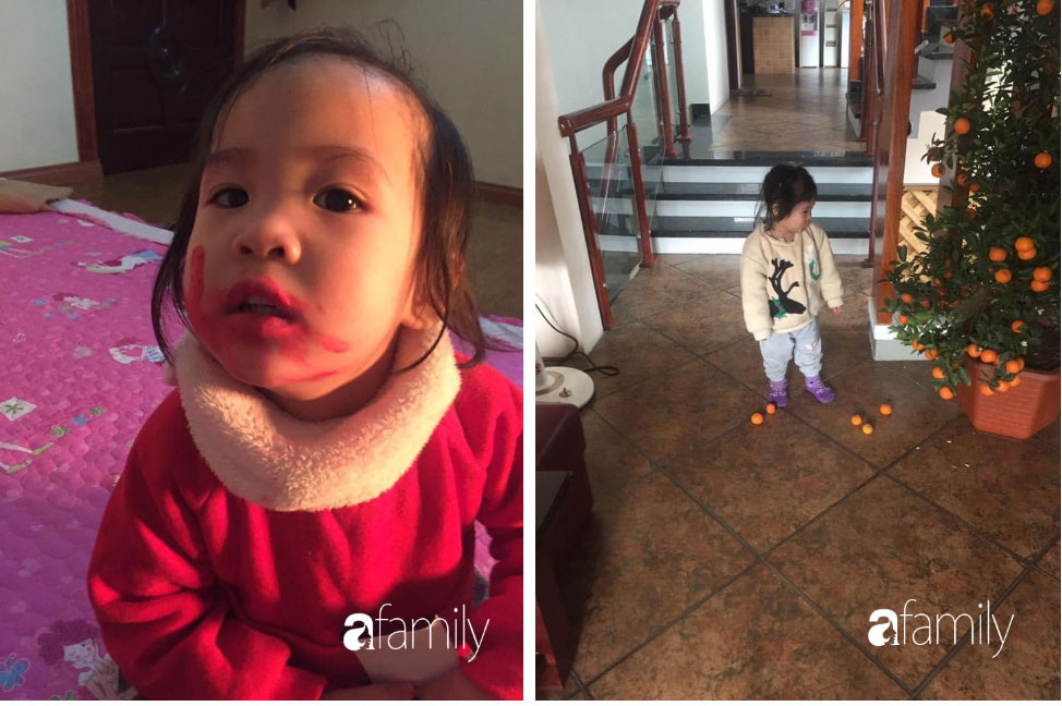 Để 2 con gái sàn sàn tuổi nhau tự chơi vài phút, mẹ méo mặt khi thấy kiệt tác trên tường, đến ảnh cưới cũng không tha-4