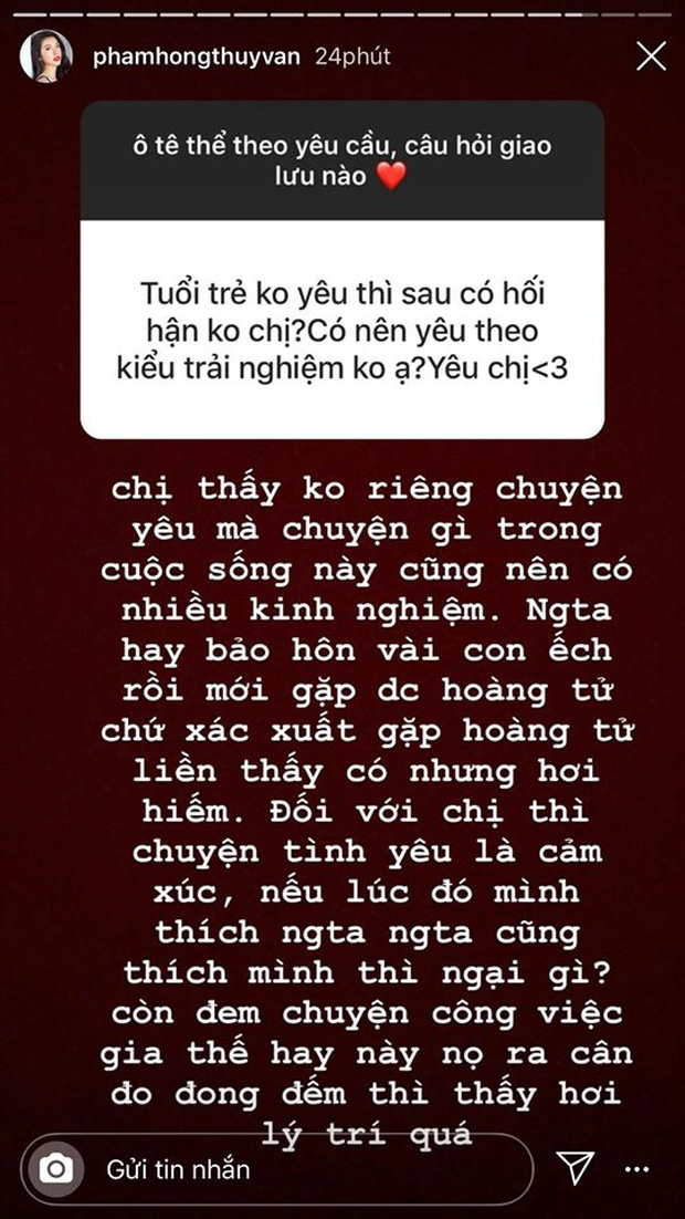 Hậu công khai, Thuý Vân thoải mái chia sẻ về người yêu: Tiết lộ về ảnh cưới, nói gì về gia thế bạn trai?-1