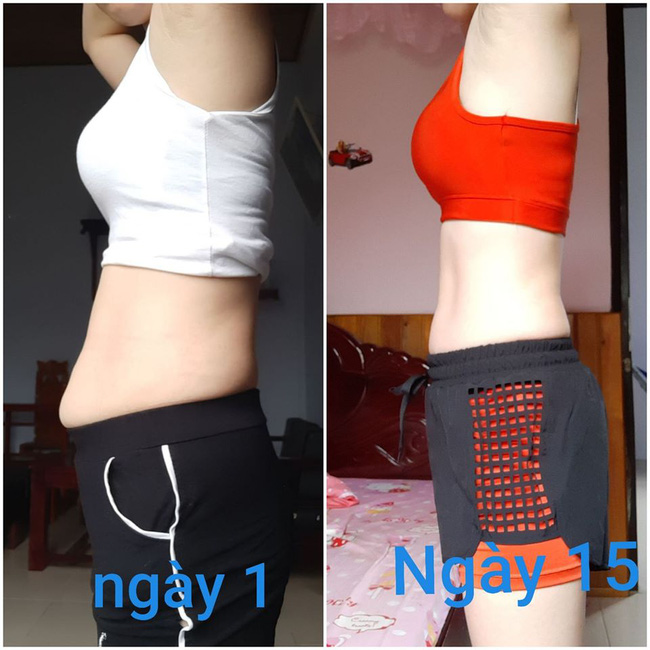 Giảm bụng thần tốc là có thật: Bà mẹ trải qua 3 lần sinh nở, ăn uống tĩ tã vẫn có được eo săn gọn nhờ lịch trình tập chỉ 15 ngày-1