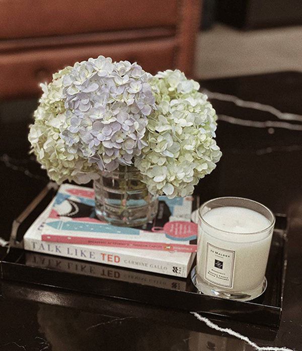 Á hậu Tú Anh khoe ban công nhà ngập hoa, còn từng tự trồng rau cho con ăn dặm-8