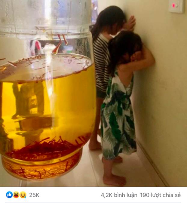 Người mẹ than thở không biết phải khóc hay cười khi hai cô con gái thản nhiên mang ấm trà trị giá cả triệu đồng đến mời mẹ uống cho dễ ngủ-1