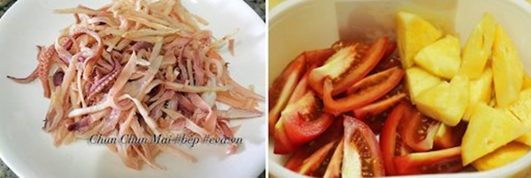 Mực xào chua ngọt ngon mà cách làm đơn giản cả nhà ai cũng thích-8