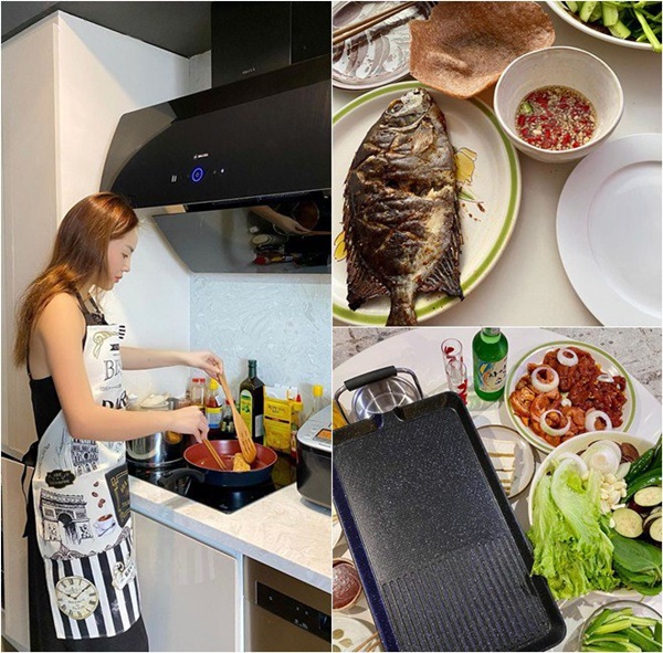 Biệt đội trai chưa vợ, gái chưa chồng showbiz Việt&nbsp;hóa đầu bếp đỉnh cao&nbsp;mùa dịch-5