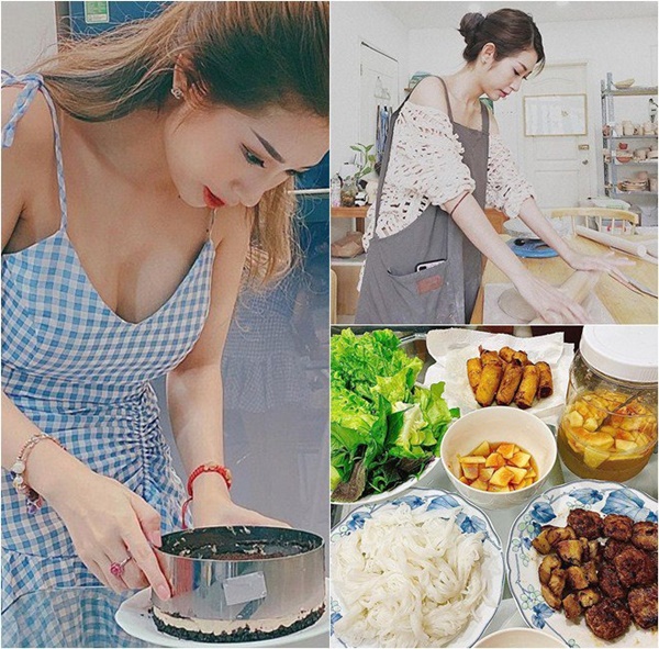 Biệt đội trai chưa vợ, gái chưa chồng showbiz Việt hóa đầu bếp đỉnh cao mùa dịch-14
