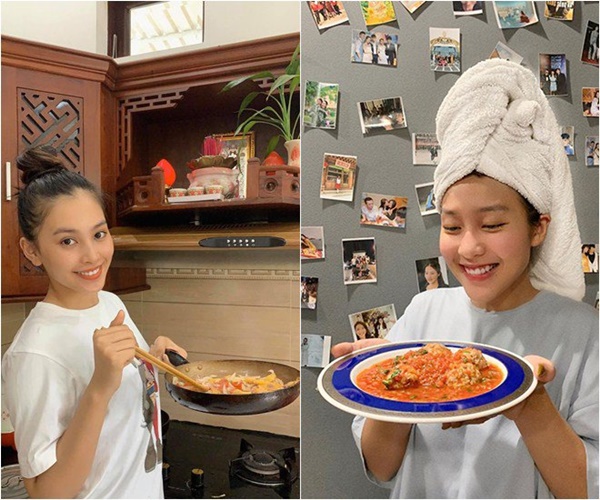 Biệt đội trai chưa vợ, gái chưa chồng showbiz Việt&nbsp;hóa đầu bếp đỉnh cao&nbsp;mùa dịch-15