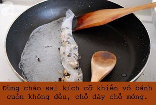 Để làm bánh cuốn bằng chảo chống dính hoàn hảo, nhất định phải tránh 5 sai lầm này-5