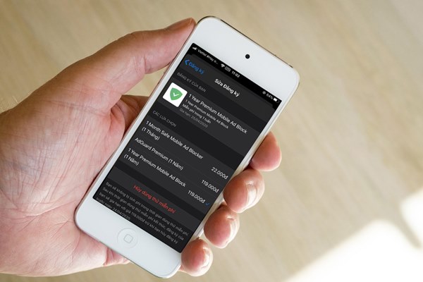 2 cách hủy chương trình dùng thử ứng dụng trên iOS để tránh bị trừ tiền oan-1