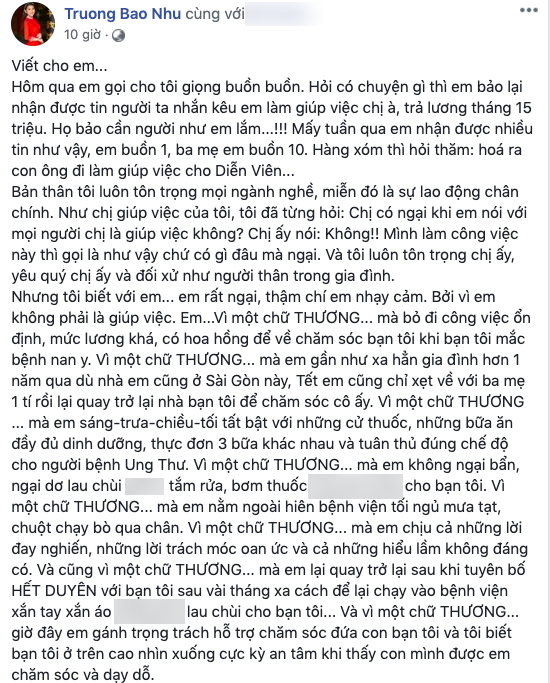 Nghẹn ngào câu chuyện vú nuôi Lavie, người phải chịu những lời đay nghiến nhưng vẫn tự tay chăm sóc Mai Phương, đến Ốc Thanh Vân còn phải thốt ra câu này-1