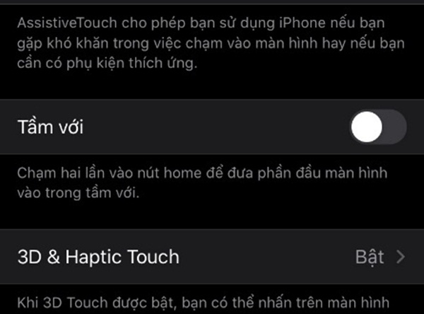 Cách xử lý khi iPhone chỉ hiển thị nội dung ở nửa dưới màn hình-4