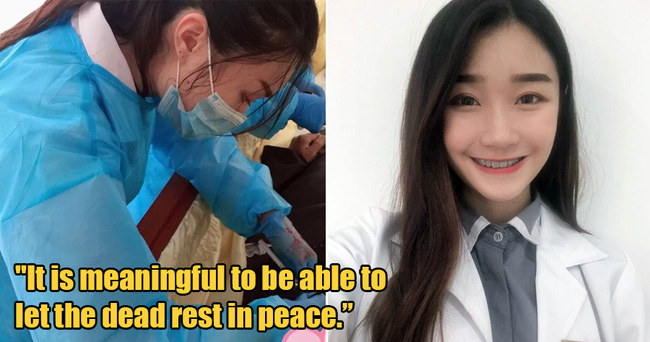 Cô nàng 20 tuổi gây bão mạng vì chia sẻ về công việc trang điểm tử thi” và mức thu nhập khủng đằng sau-1