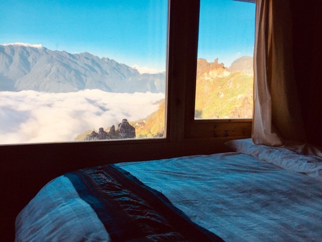 Đẹp hút hồn ngôi nhà gỗ săn mây vạn người mê trên núi cao ở Sa Pa-5