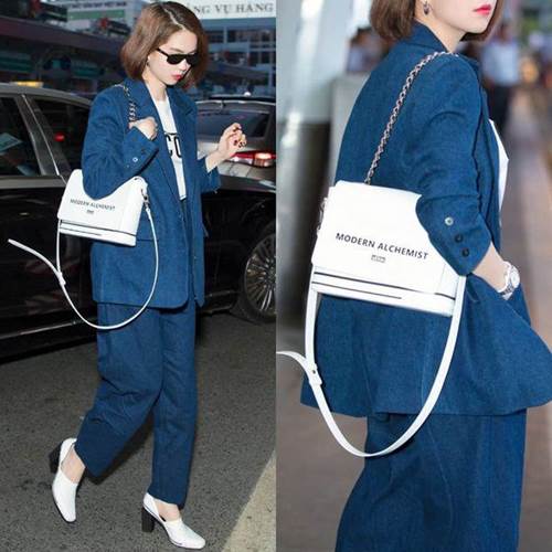 Diện chiếc túi y chang Nữ hoàng hàng hiệu, nhưng sao trông Linh Ka cứ sai sai-6