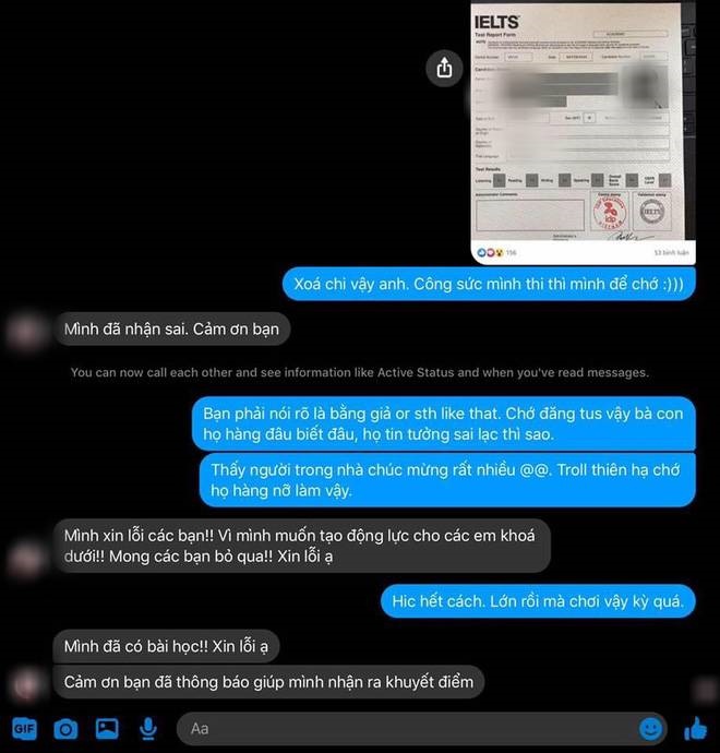 Thêm giáo viên ngoại ngữ photoshop bảng điểm thành 8.0 IELTS phải ngừng dạy, trả lại tiền cho học viên-5