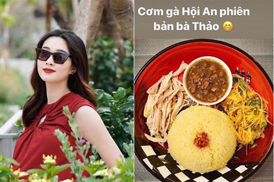 Hiếm hoi lắm mới khoe tài, bà bầu Đặng Thu Thảo ra tay làm món ngon nức nở