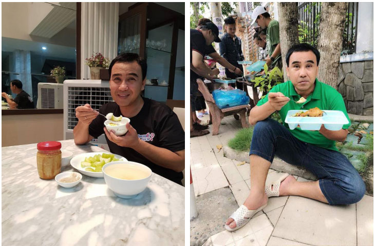 Hoài Linh và Quyền Linh chính là 2 nhân vật ăn uống giản dị nhất showbiz Việt, bữa cơm nào cũng toàn đạm bạc với cá mắm-9