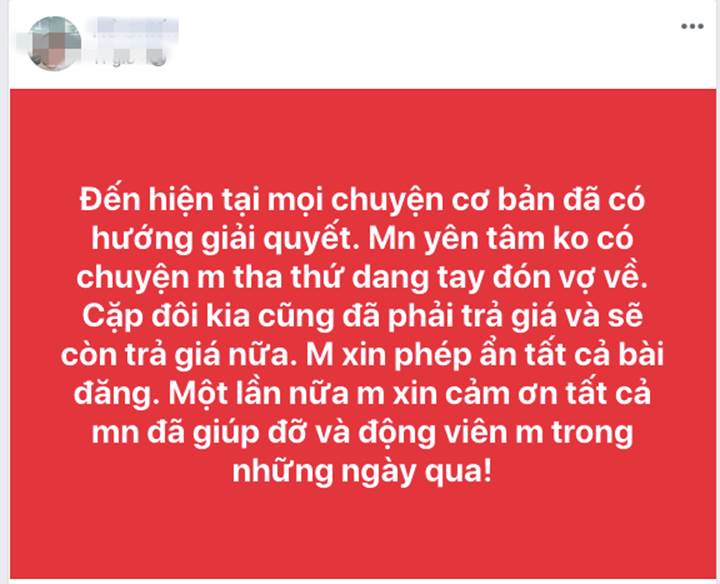 Thông tin mới nhất vụ chồng bắt tép nuôi cò”, vợ ôm bụng bầu 7 tháng bỏ đi: Người chồng có động thái cực lạ trên MXH, lên tiếng trước thông tin đón vợ quay về!-2