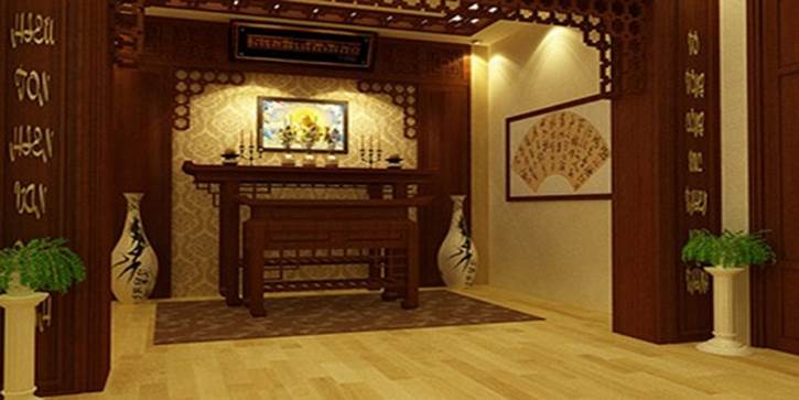 Thiết kế bàn thờ hợp phong thủy cho người mệnh Thủy-1